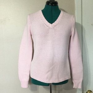 GAP cable knit Pink sweater